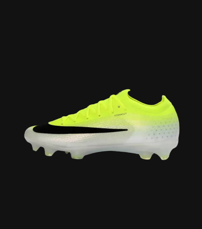 Mercurial Vapor 17 Elite Neon Yellow Black White Air Zoom FG Cleats