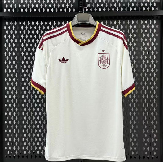 white adidas Spain 2026 Away Jersey