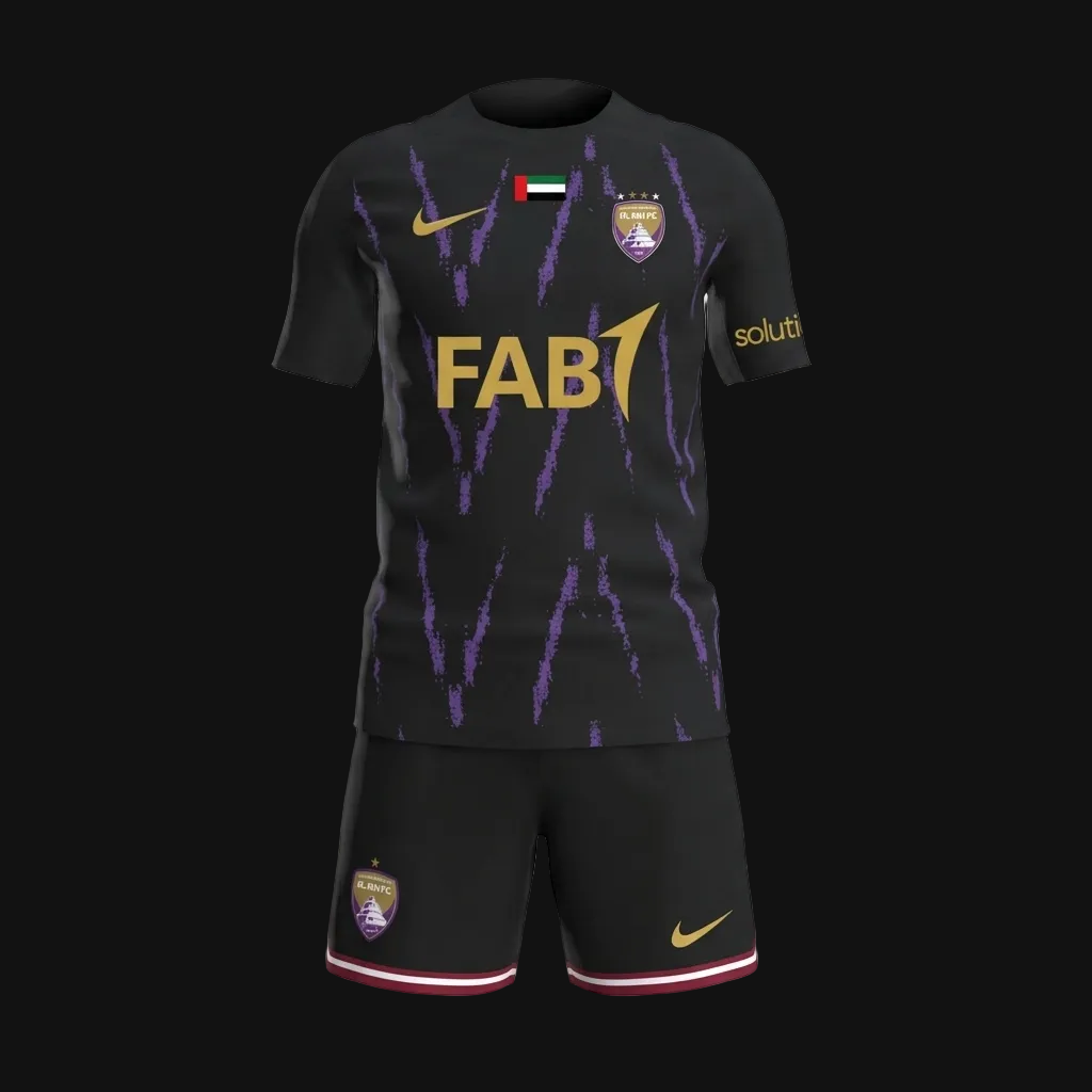 Nike Al Ain F.C. 2024/2025 away jersey and shorts set