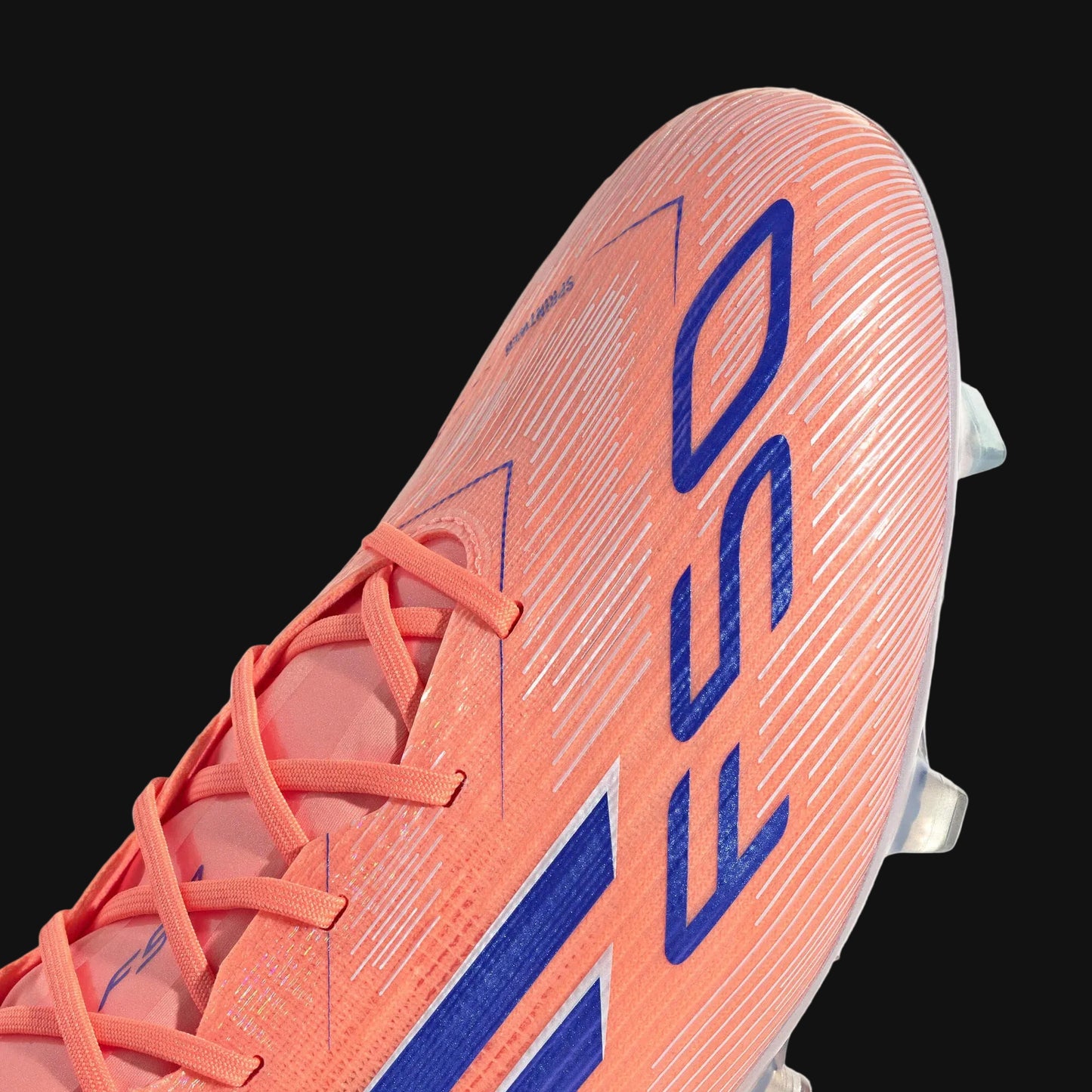 Adidas F50 Elite FG Firm Ground soccer cleats in the orange "Coral Blaze"