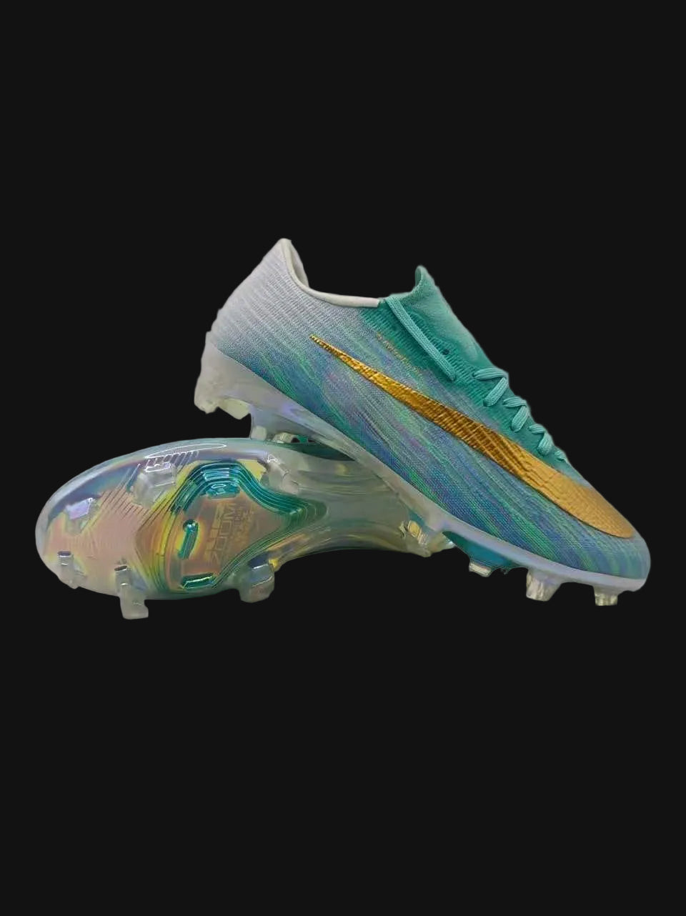 Nike Air Zoom Mercurial Superfly 11 Elite Light Blue and White Firm Ground FG Football Boot