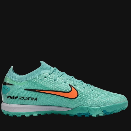 Nike Air Zoom Mercurial Vapor 16 Elite TF Artificial Turf Soccer Shoes - Aqua/Coral Burst/Teal Wave