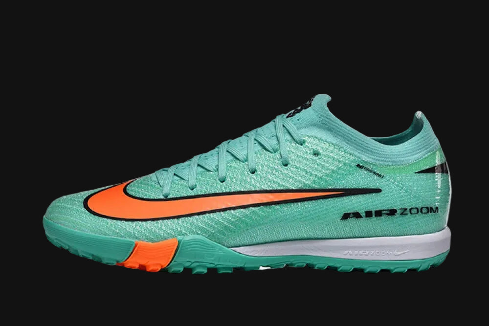 Nike Air Zoom Mercurial Vapor 16 Elite TF Artificial Turf Soccer Shoes - Aqua/Coral Burst/Teal Wave